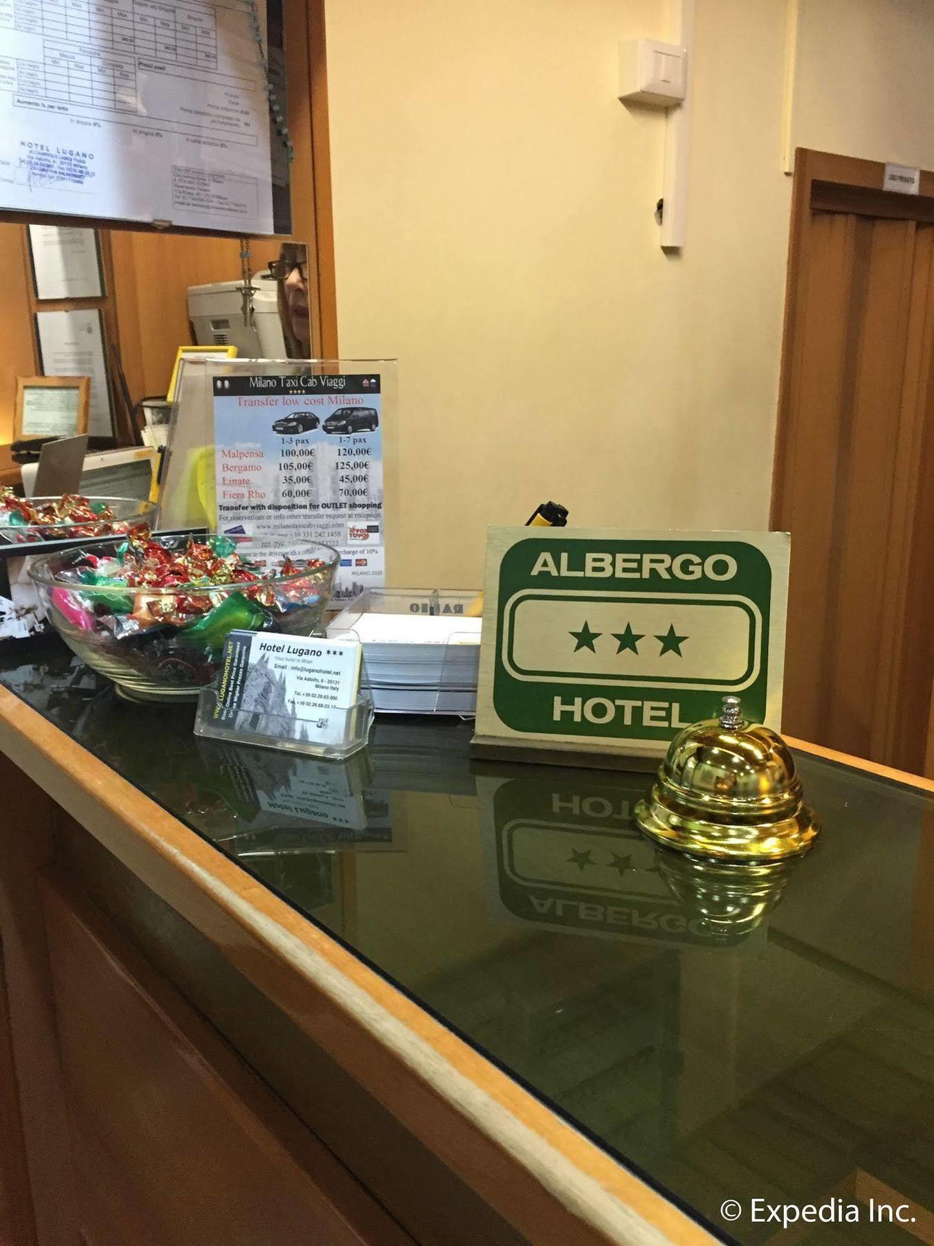 Hotel Lugano Милан Экстерьер фото